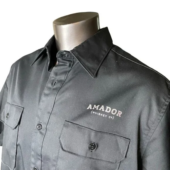 Mens Carhartt Amador Colab Shirt Black Button Down Size XL u New With Tags - Picture 8 of 14